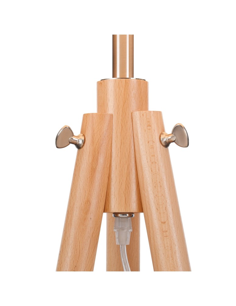 Tripod floor lamps - Maytoni Calvin 1xE27 60W floor lamp Z177-FL-01-BR brown - product kolory-swiatla.pl 6