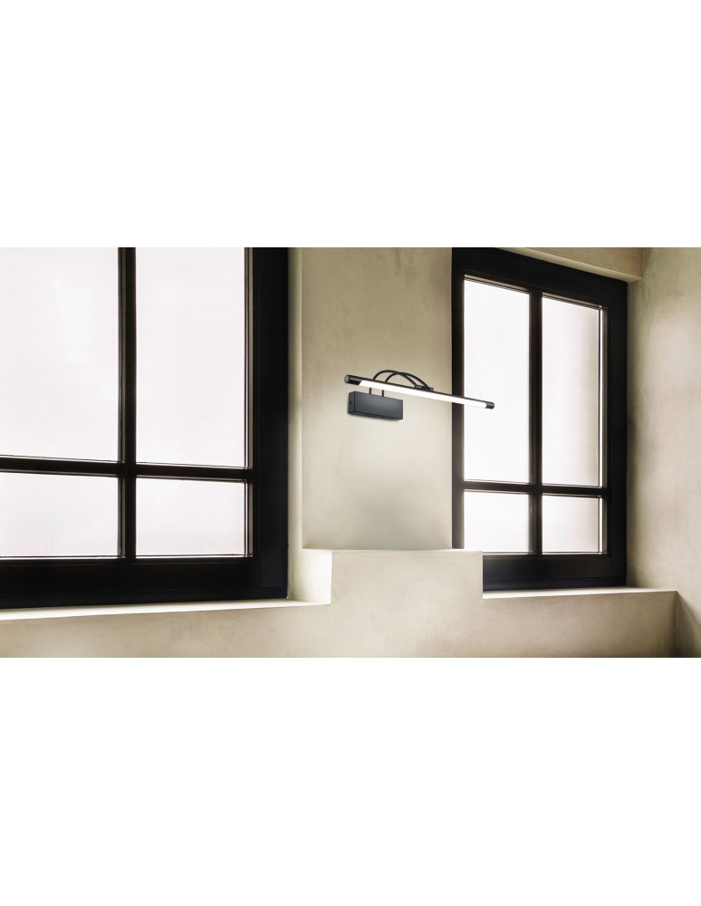 Wall lamps over a painting - Maytoni Finelli LED 12W 3000K 800lm pictorial MIR004WL-L12B black. - product kolory-swiatla.pl 3
