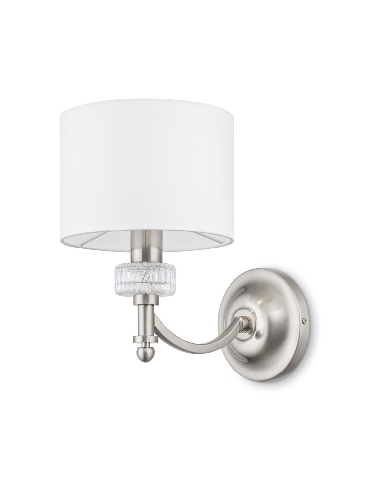 Wall lamps with lampshade - Maytoni Alicante 1xE14 40W wall lamp MOD014WL-01N nickel - product kolory-swiatla.pl 1