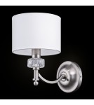 Wall lamps with lampshade - Maytoni Alicante 1xE14 40W wall lamp MOD014WL-01N nickel - product 2