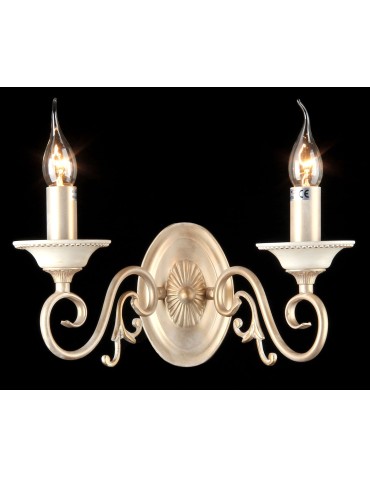 Maytoni Perla 2xE14 60W kinkiet ARM337-02-R kremowy oraz złoty - produkt 2