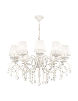 Maytoni Grace 10xE14 40W chandelier ARM247-10-G white and gold