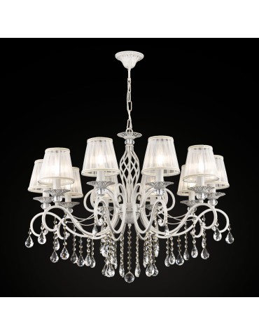 Maytoni Grace 10xE14 40W chandelier ARM247-10-G white and gold - product 2