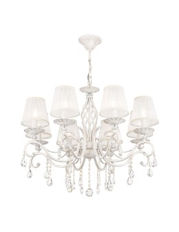 Maytoni Grace 8xE14 40W chandelier ARM247-08-G white and gold