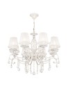Maytoni Grace 8xE14 40W chandelier ARM247-08-G white and gold