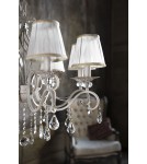 Chandelier with lampshade - Maytoni Grace 8xE14 40W chandelier ARM247-08-G white and gold - product 2
