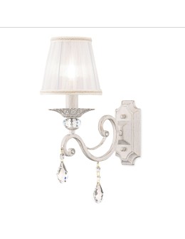 Maytoni Grace 1xE14 40W wall lamp ARM247-01-G white and gold