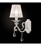 Wall lamps with lampshade - Maytoni Grace 1xE14 40W wall lamp ARM247-01-G white and gold - product 2