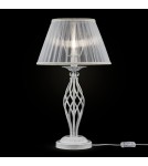 Table lamps with lampshade - Maytoni Grace 1xE14 40W table ARM247-00-G white and gold - product 2