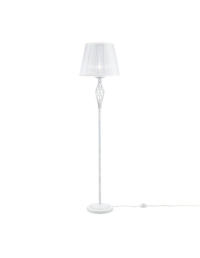 Floor lamps - Maytoni Grace 1xE14 40W floor lamp ARM247-11-G white and gold - product kolory-swiatla.pl 1
