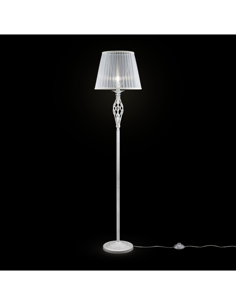 Floor lamps - Maytoni Grace 1xE14 40W floor lamp ARM247-11-G white and gold - product kolory-swiatla.pl 2
