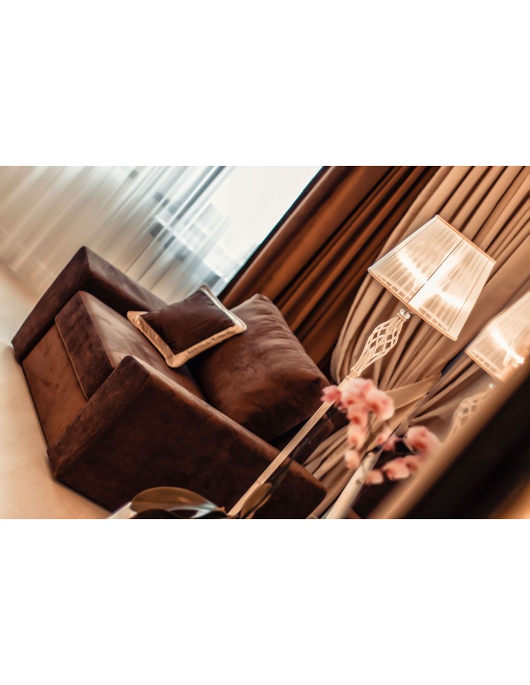 Floor lamps - Maytoni Grace 1xE14 40W floor lamp ARM247-11-G white and gold - product kolory-swiatla.pl 3