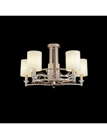 Maytoni Vittoria 5xE14 40W chandelier H004CL-05BG cream and gold - product 2