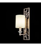 Wall lamps with lampshade - Maytoni Vittoria 1xE14 40W wall lamp H005WL-01BG cream and gold - product 2
