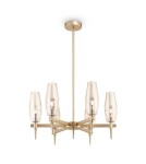 Maytoni Lita 6xG9 28W żyrandol H002PL-06G złoty mat