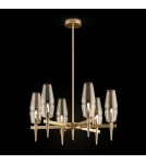 Maytoni Lita 6xG9 28W żyrandol H002PL-06G złoty mat