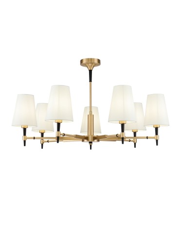 Maytoni Zaragoza 7xE14 40W chandelier H001CL-07BS brass