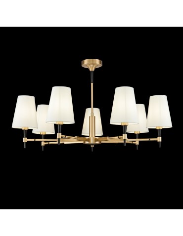 Maytoni Zaragoza 7xE14 40W żyrandol H001CL-07BS mosiądz - produkt 2