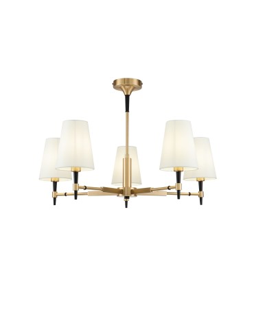 Maytoni Zaragoza 5xE14 40W chandelier H001CL-05BS brass
