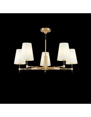 Maytoni Zaragoza 5xE14 40W chandelier H001CL-05BS brass - product 2
