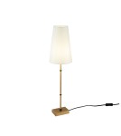 Table lamps with lampshade - Maytoni Zaragoza 1xE14 40W table H001TL-01BS brass - product 1