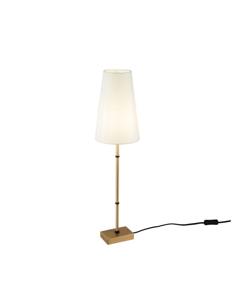 Table lamps with lampshade - Maytoni Zaragoza 1xE14 40W table H001TL-01BS brass - product kolory-swiatla.pl 1