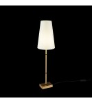 Table lamps with lampshade - Maytoni Zaragoza 1xE14 40W table H001TL-01BS brass - product 2