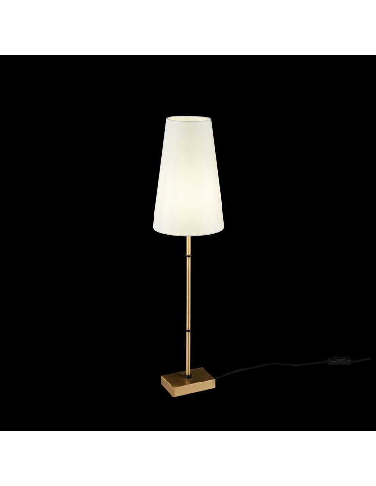 Table lamps with lampshade - Maytoni Zaragoza 1xE14 40W table H001TL-01BS brass - product kolory-swiatla.pl 2