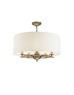 Maytoni Anna 5xE14 40W wisząca H007PL-05G złoty antyczny