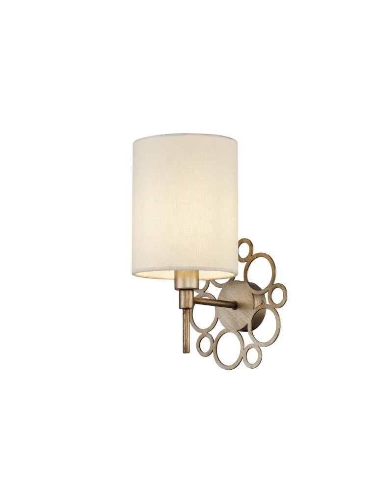 Wall lamps with lampshade - Maytoni Anna 1xE14 40W wall lamp H007WL-01G antique gold - product kolory-swiatla.pl 1