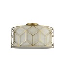 Ceiling lamps - Maytoni Messina 3xE27 60W ceiling light H223-PL-03-G gold - product 4