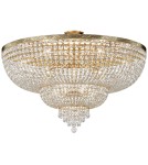 Ceiling lamps with crystals - Maytoni Palace 18xE27 60W chandelier DIA890-CL-18-G antique gold - product 1