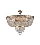 Ceiling lamps with crystals - Maytoni Palace 6xE27 60W chandelier DIA890-CL-06-G antique gold - product 1