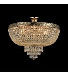 Ceiling lamps with crystals - Maytoni Palace 6xE27 60W chandelier DIA890-CL-06-G antique gold - product 2