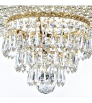 Ceiling lamps with crystals - Maytoni Palace 6xE27 60W chandelier DIA890-CL-06-G antique gold - product 6