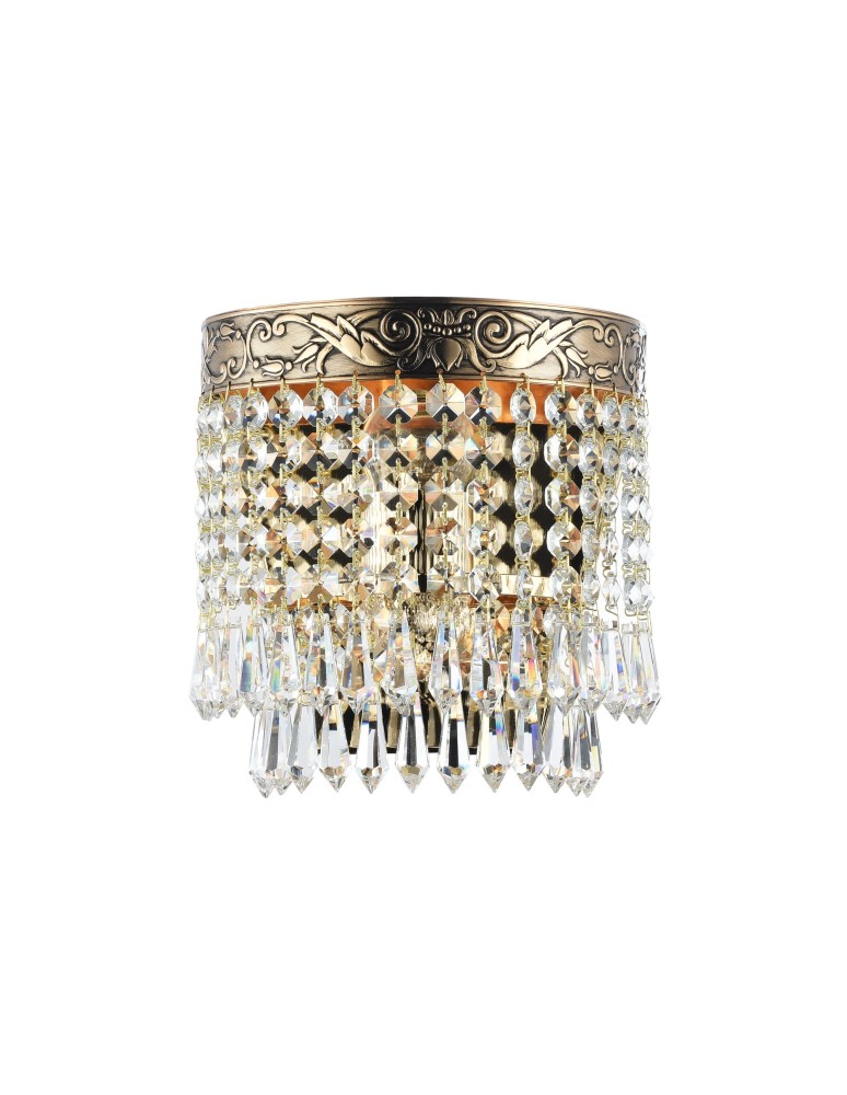 Glamour wall lamps - Maytoni Palace 1xE27 60W wall lamp DIA890-WL-01-G antique gold - product kolory-swiatla.pl 1