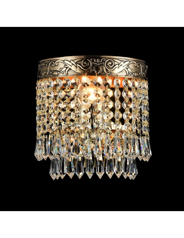 Glamour wall lamps - Maytoni Palace 1xE27 60W wall lamp DIA890-WL-01-G antique gold - product kolory-swiatla.pl 2