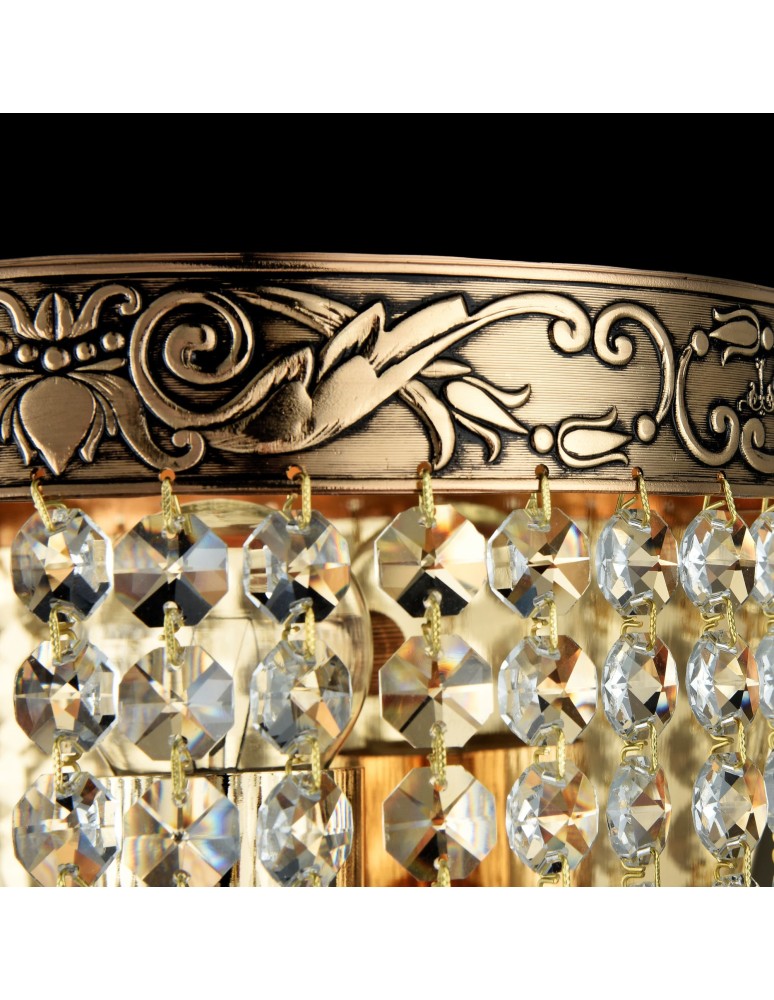 Glamour wall lamps - Maytoni Palace 1xE27 60W wall lamp DIA890-WL-01-G antique gold - product kolory-swiatla.pl 5