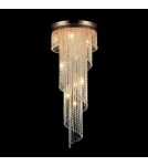 Glamour chandeliers - Maytoni Cascade 12xE14 60W chandelier DIA522-CL-12-G antique gold. - product 2