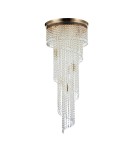 Glamour chandeliers - Maytoni Cascade 12xE14 60W chandelier DIA522-CL-12-G antique gold. - product 4