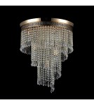 Glamour chandeliers - Maytoni Cascade 7xE14 60W chandelier DIA522-CL-07-G gold. - product 1