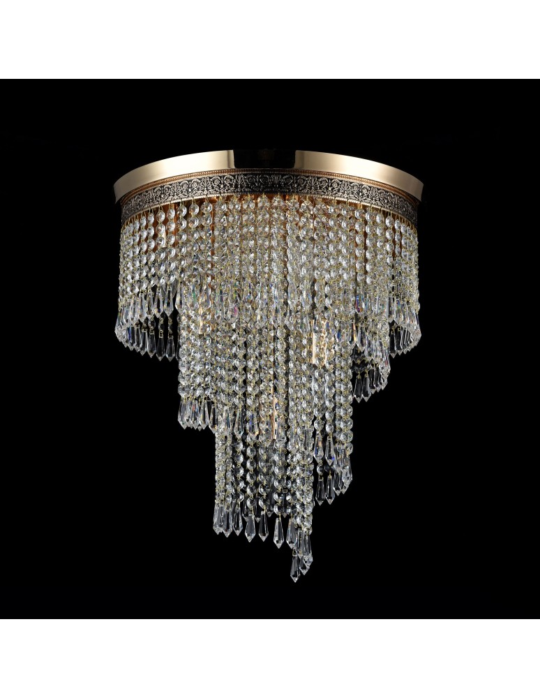 Glamour chandeliers - Maytoni Cascade 7xE14 60W chandelier DIA522-CL-07-G gold. - product kolory-swiatla.pl 1
