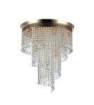 Glamour chandeliers - Maytoni Cascade 7xE14 60W chandelier DIA522-CL-07-G gold. - product 3