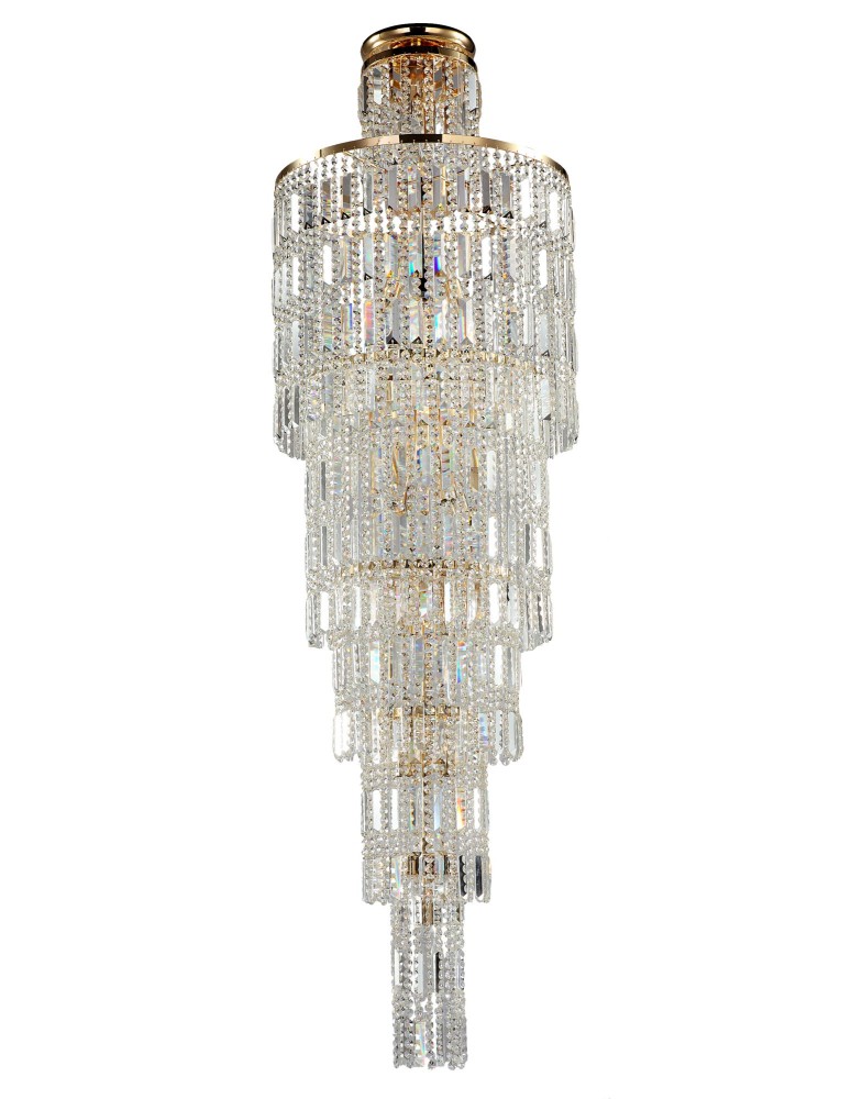 Glamour chandeliers - Maytoni Niagara 16xE14 60W chandelier DIA003-PT50-G gold. - product kolory-swiatla.pl 1