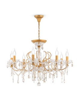 Maytoni Sevilla 8xE14 60W żyrandol DIA004-08-G złoty