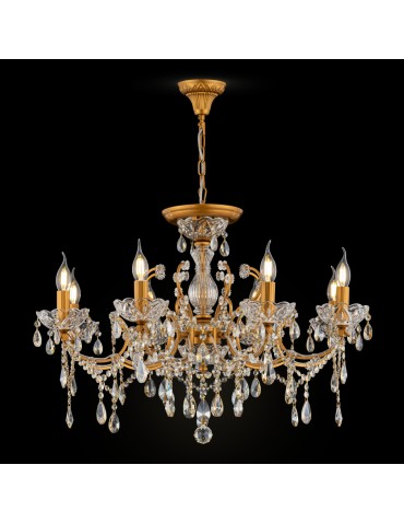 Maytoni Sevilla 8xE14 60W żyrandol DIA004-08-G złoty - produkt 2