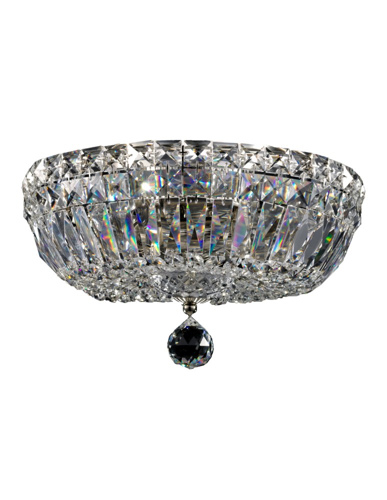 Ceiling lamps with crystals - Maytoni Basfor 3xE14 60W chandelier DIA100-CL-03-N antique nickel - product kolory-swiatla.pl 1