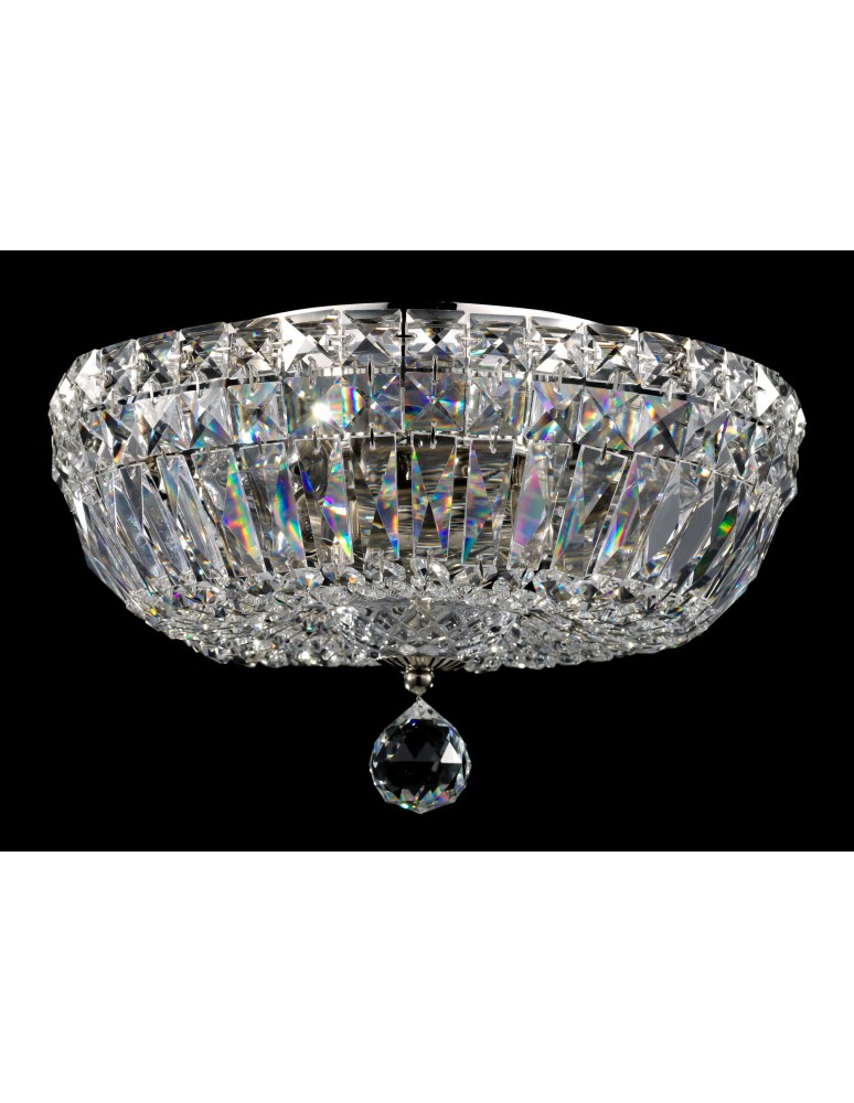 Ceiling lamps with crystals - Maytoni Basfor 3xE14 60W chandelier DIA100-CL-03-N antique nickel - product kolory-swiatla.pl 2