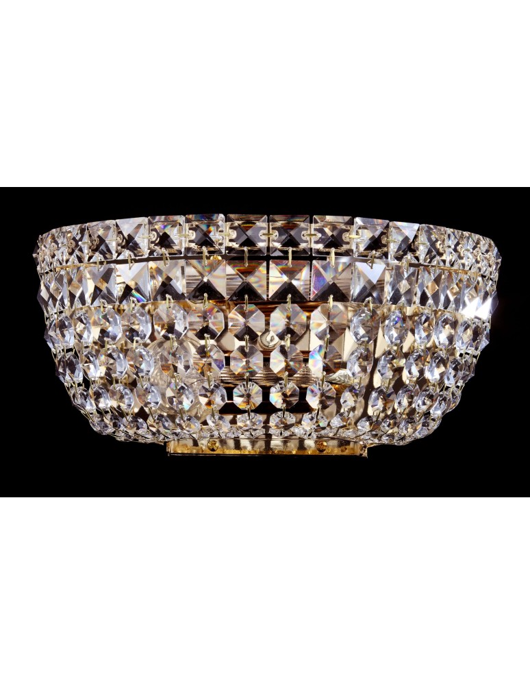 Glamour wall lamps - Maytoni Basfor 2xE14 60W wall lamp DIA100-WL-02-G antique gold - product kolory-swiatla.pl 2