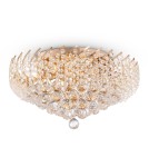 Ceiling lamps with crystals - Maytoni Karolina 9xE14 40W chandelier DIA120-09-G gold - product 1
